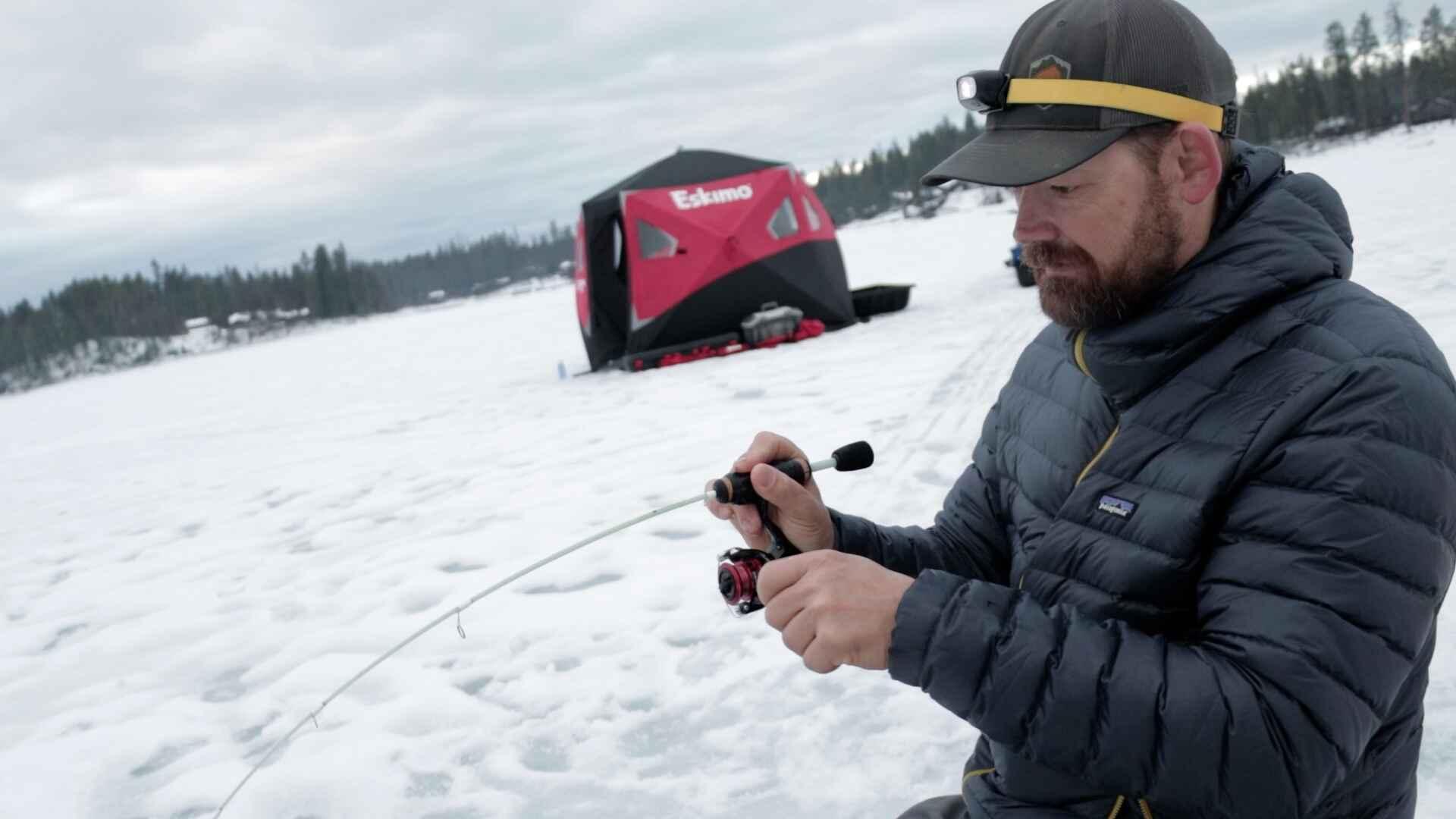 Guided Ice Fishing Trip | Echo Lake | Bigfork, Montana