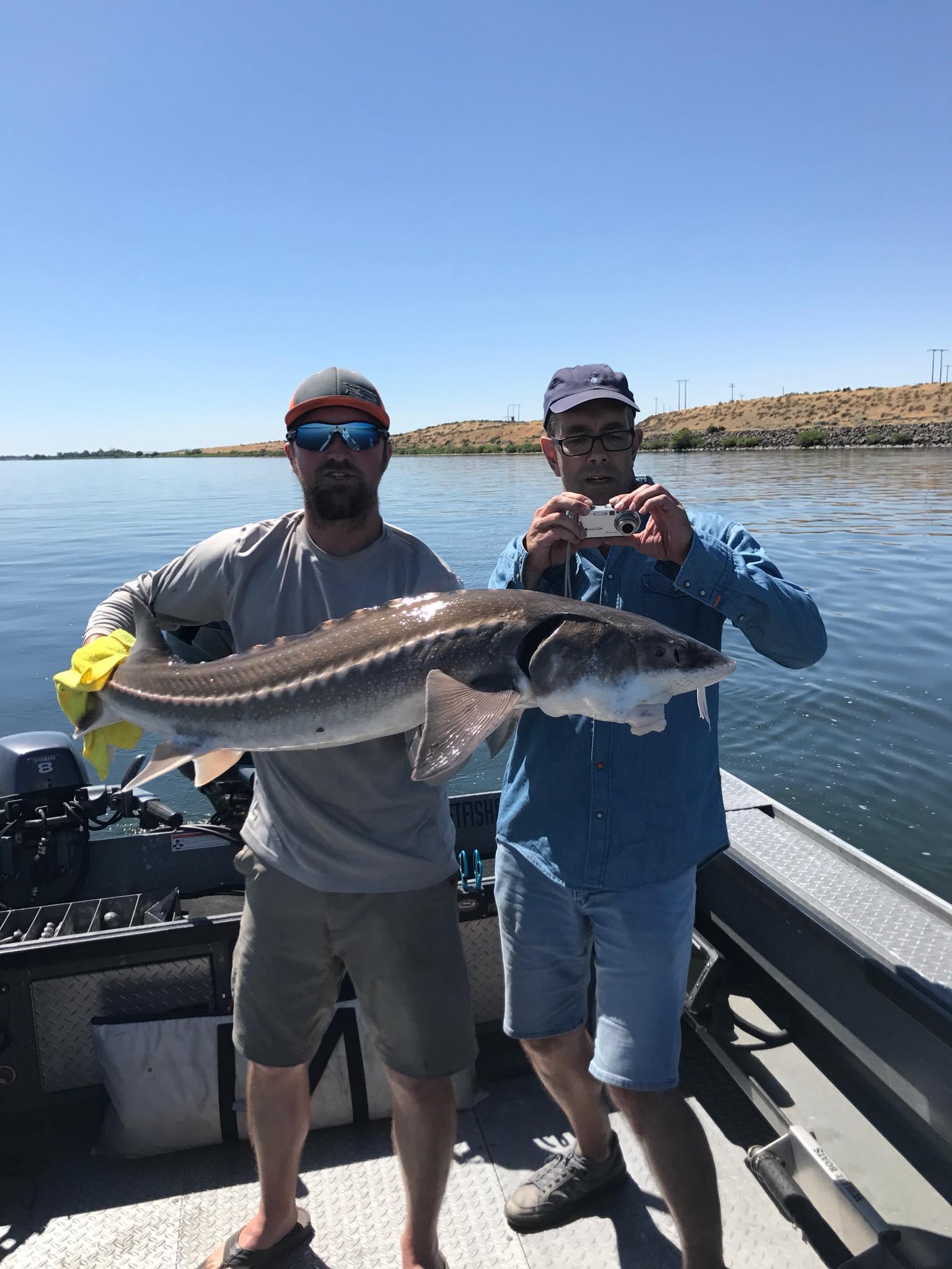 Winter Sturgeon Fishing Charter | McNary Dam | Tri-Cities, Washington