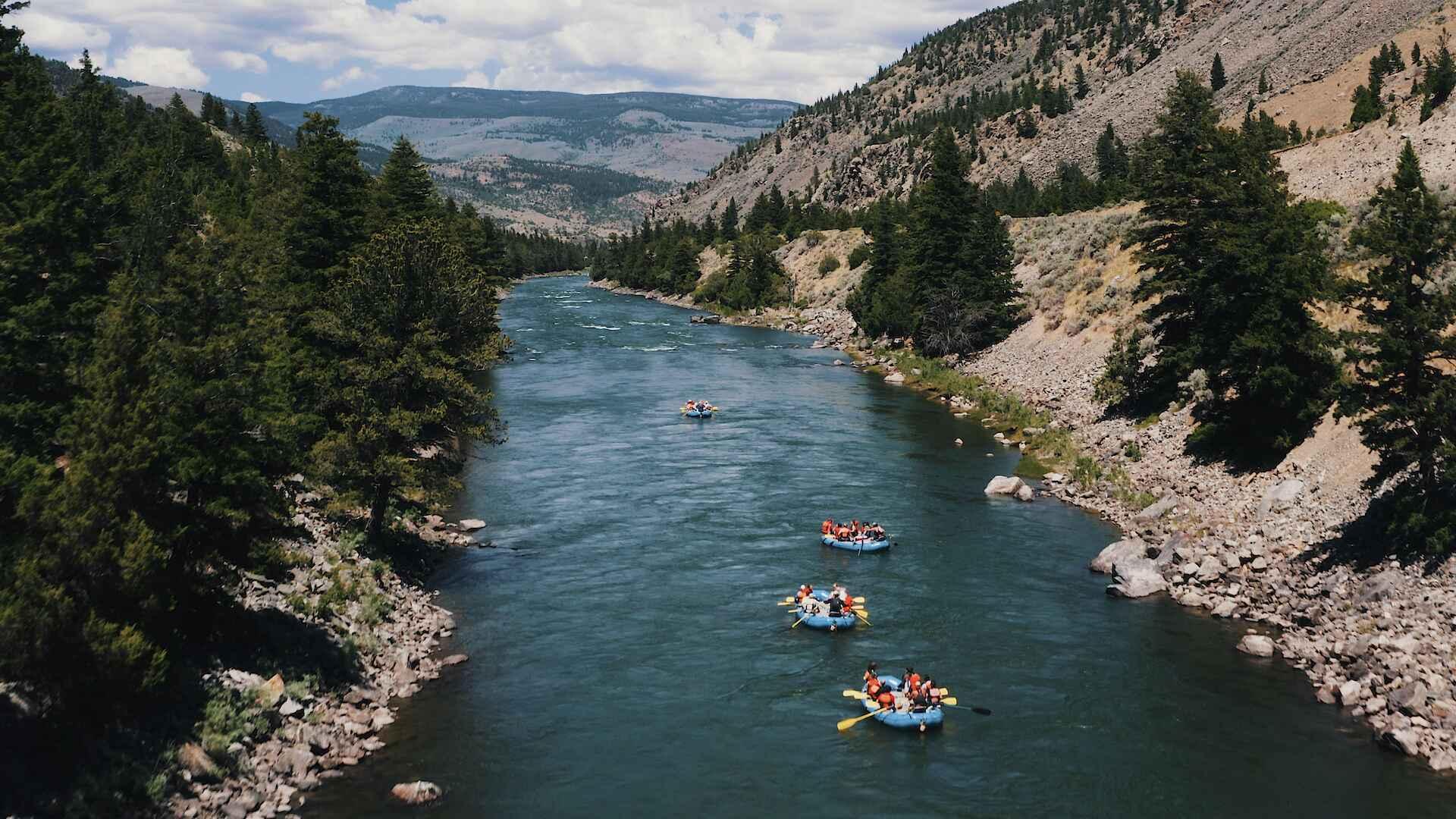 Guided Whitewater Rafting Trip | Yellowstone River |  Yellowstone National Park