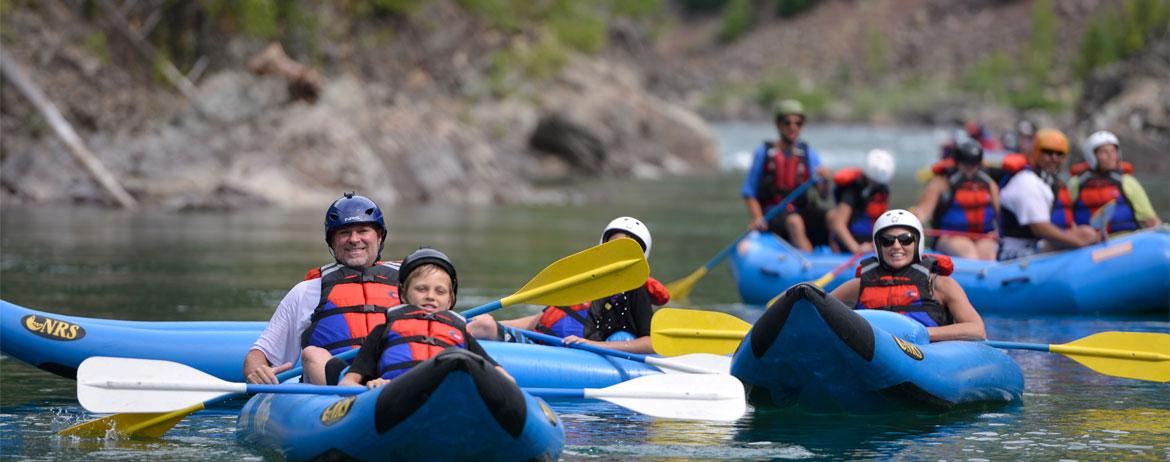 Guided Inflatable Kayaking Trip | Flathead River | Glacier National Park