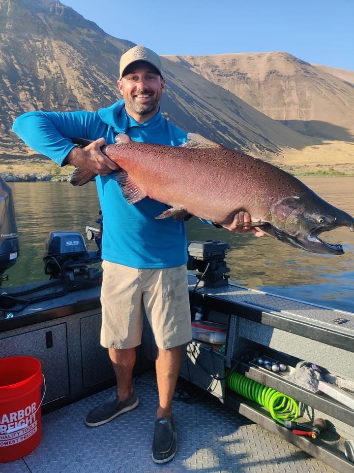 Guided Fall King Salmon Fishing Charter | Hanford Reach | Richland, Washington