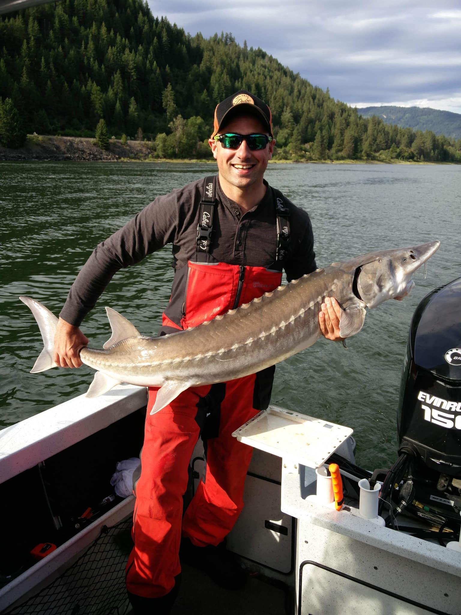 Guided Sturgeon Fishing Charter | Lake Roosevelt | Grand Coulee, Washington