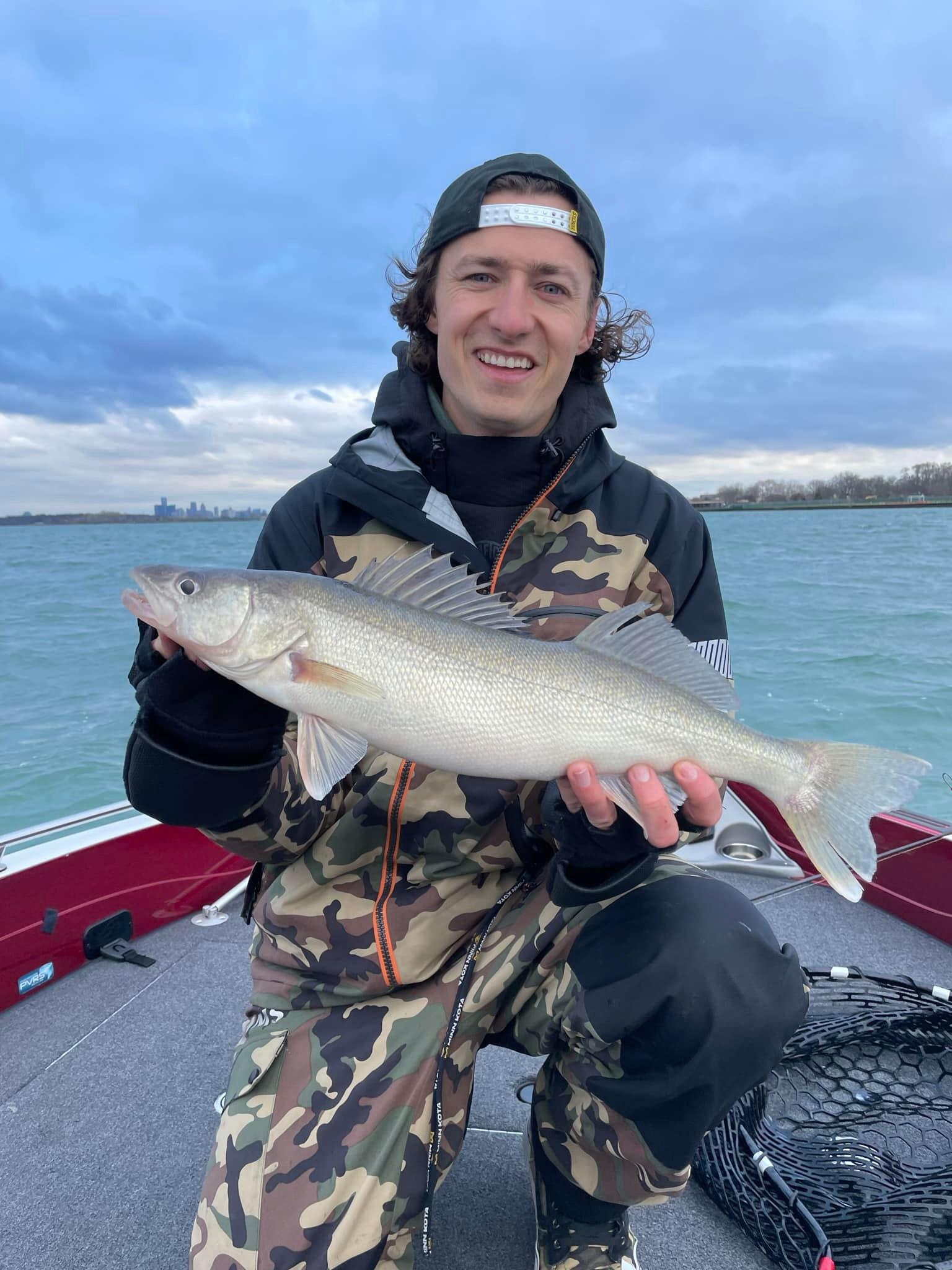 Detroit River Fishing Charter | Walleye Jigging 8-Hours | Detroit, Michigan