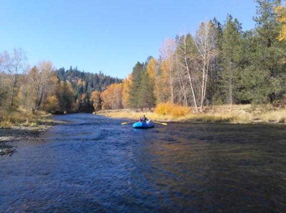 Guided Scenic Raft Float | Couer D'Alene River | Castaway Fly Shop